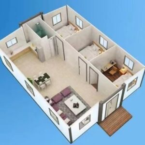 Expandable Containers House 20 ft ,40 ft 3 bedrooms Luxury Collapsible Expanding Container Home